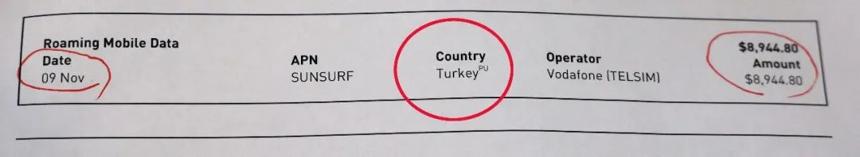 國外轉機兩小時用手機漫游 女子驚接近5萬元賬單 國外轉機兩小時用手機漫游 女子驚接近5萬元賬單