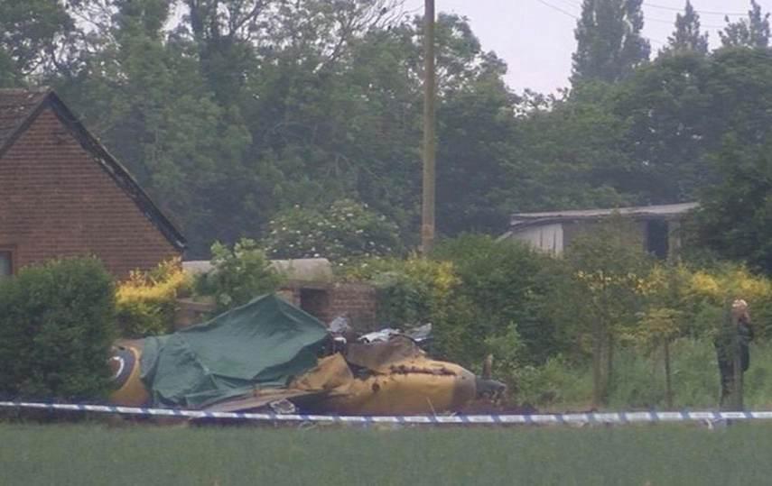 英國(guó)一架戰(zhàn)機(jī)在皇家空軍基地附近墜毀 1名飛行員死亡 英國(guó)一架戰(zhàn)機(jī)在皇家空軍基地附近墜毀 1名飛行員死亡