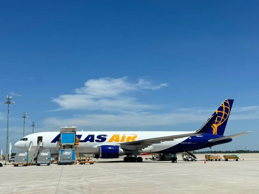 鄂州花湖國際機場開通第24條國際貨運航線 鄂州花湖國際機場開通第24條國際貨運航線