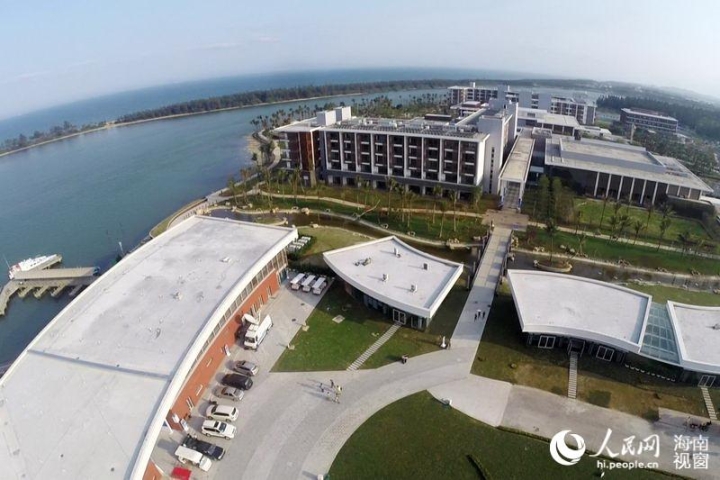 航拍博鰲亞洲論壇國際會議中心全景圖
