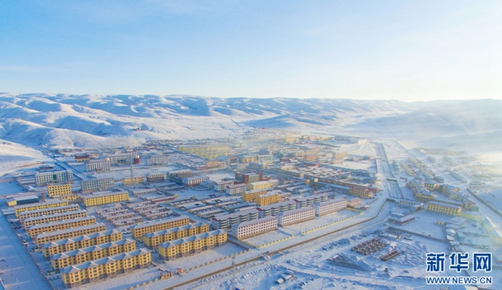 航拍：青海瑪多縣初春雪景 積雪不融如童話世界