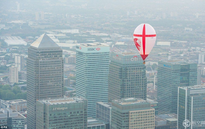 6月19日，英國倫敦舉行一年一度的市長熱氣球比賽，為市長基金募集善款