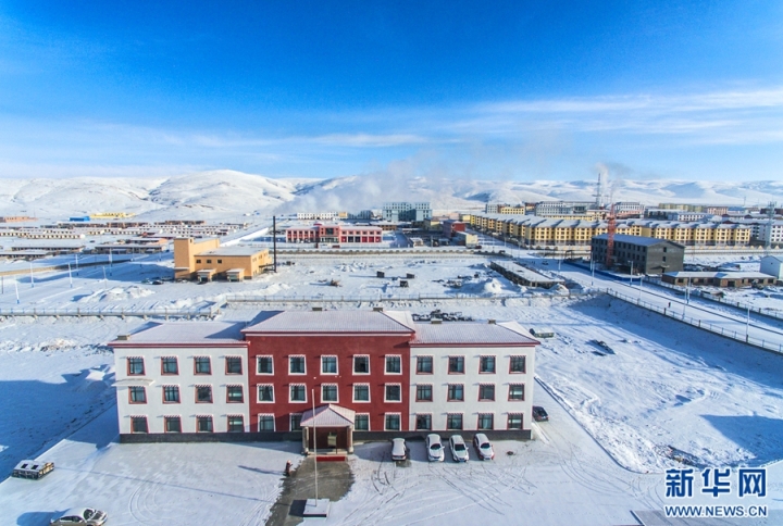 航拍：青海瑪多縣初春雪景 積雪不融如童話世界