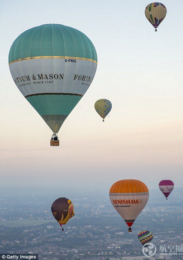 6月19日，英國倫敦舉行一年一度的市長熱氣球比賽，為市長基金募集善款